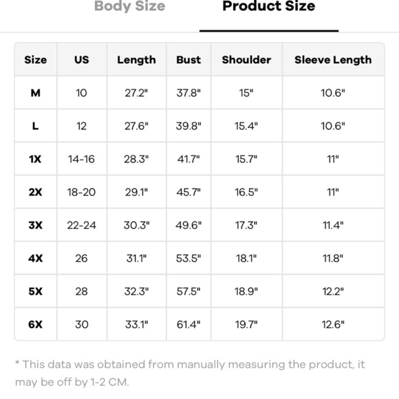 BloomChic Plus Size 3XL Cotton V Neck Plain Basic T-shirt us22-24 - Picture 6 of 6